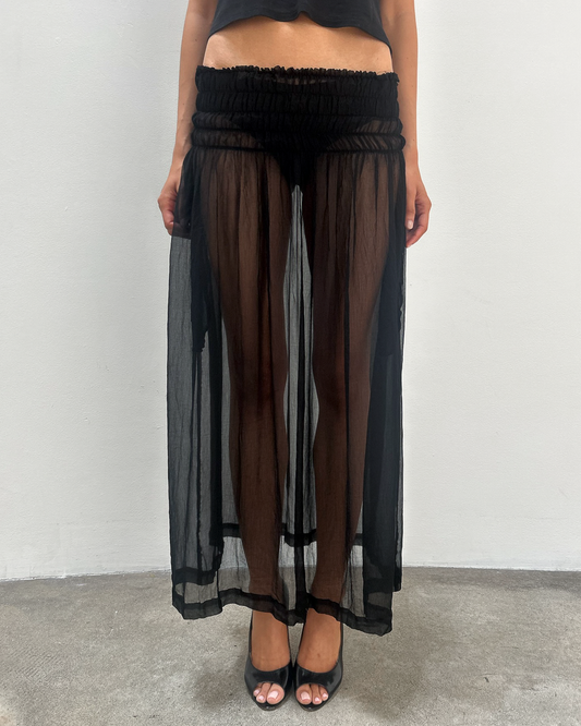 Robe de Chambre Comme des Garçons 1998 Sheer Skirt