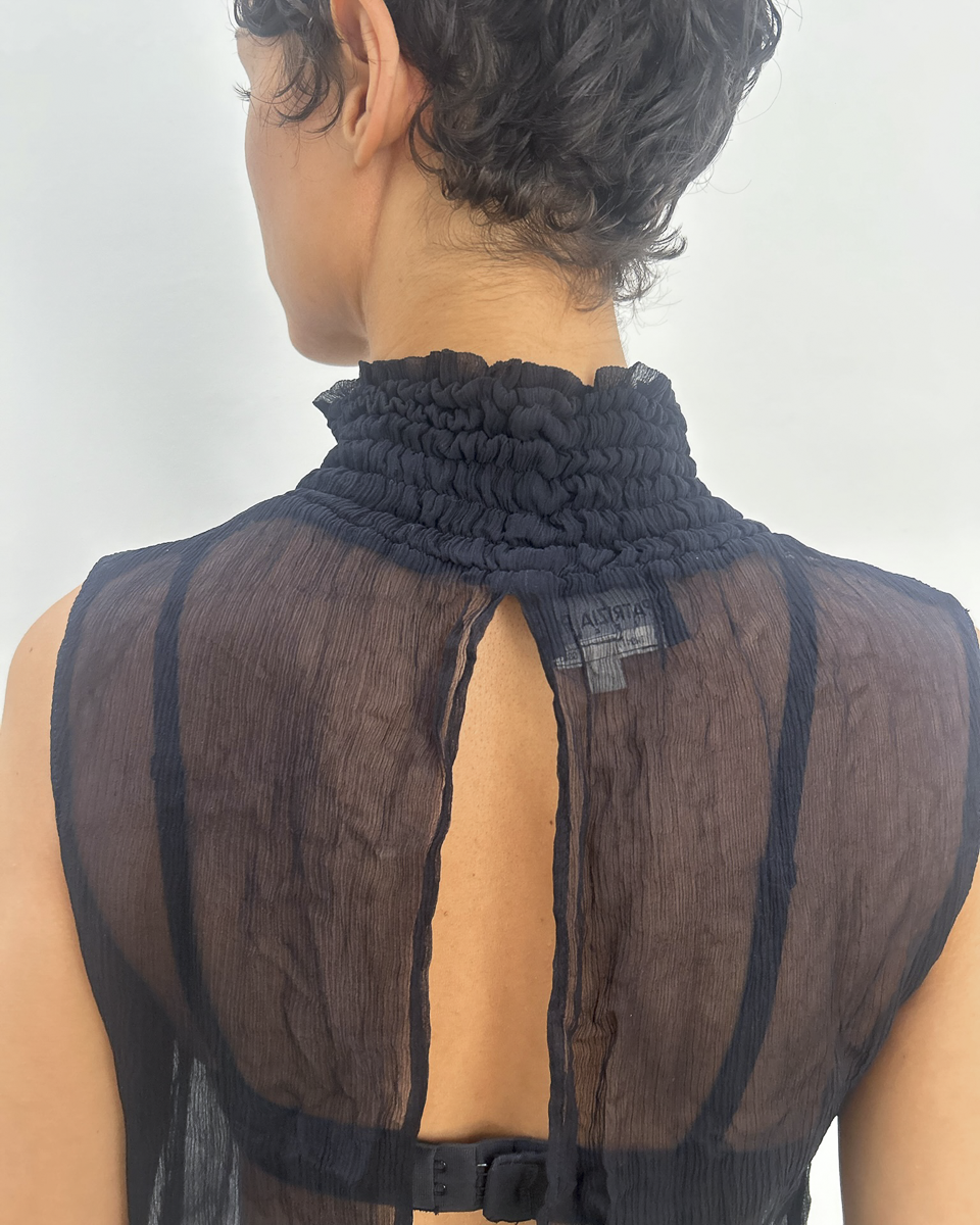 Patrizia Pepe Sheer Halter Neck