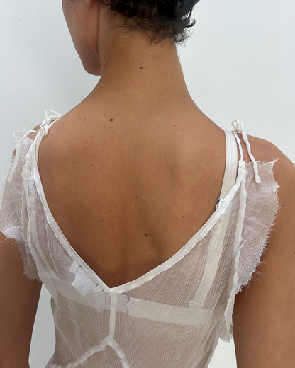 Dries Van Noten Silk Sheer Top