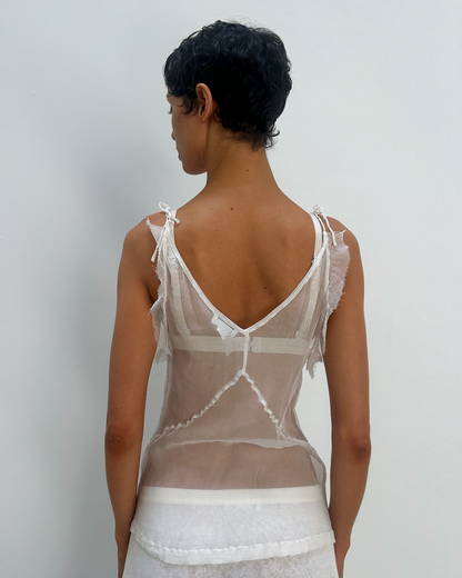 Dries Van Noten Silk Sheer Top