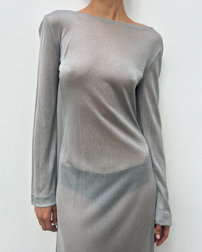 Emporio Armani 1990s Sheer Dress