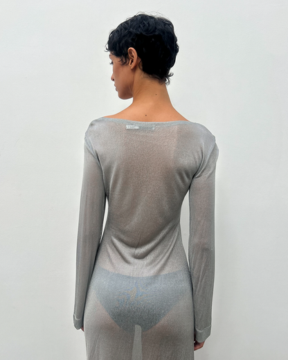 Emporio Armani 1990s Sheer Dress