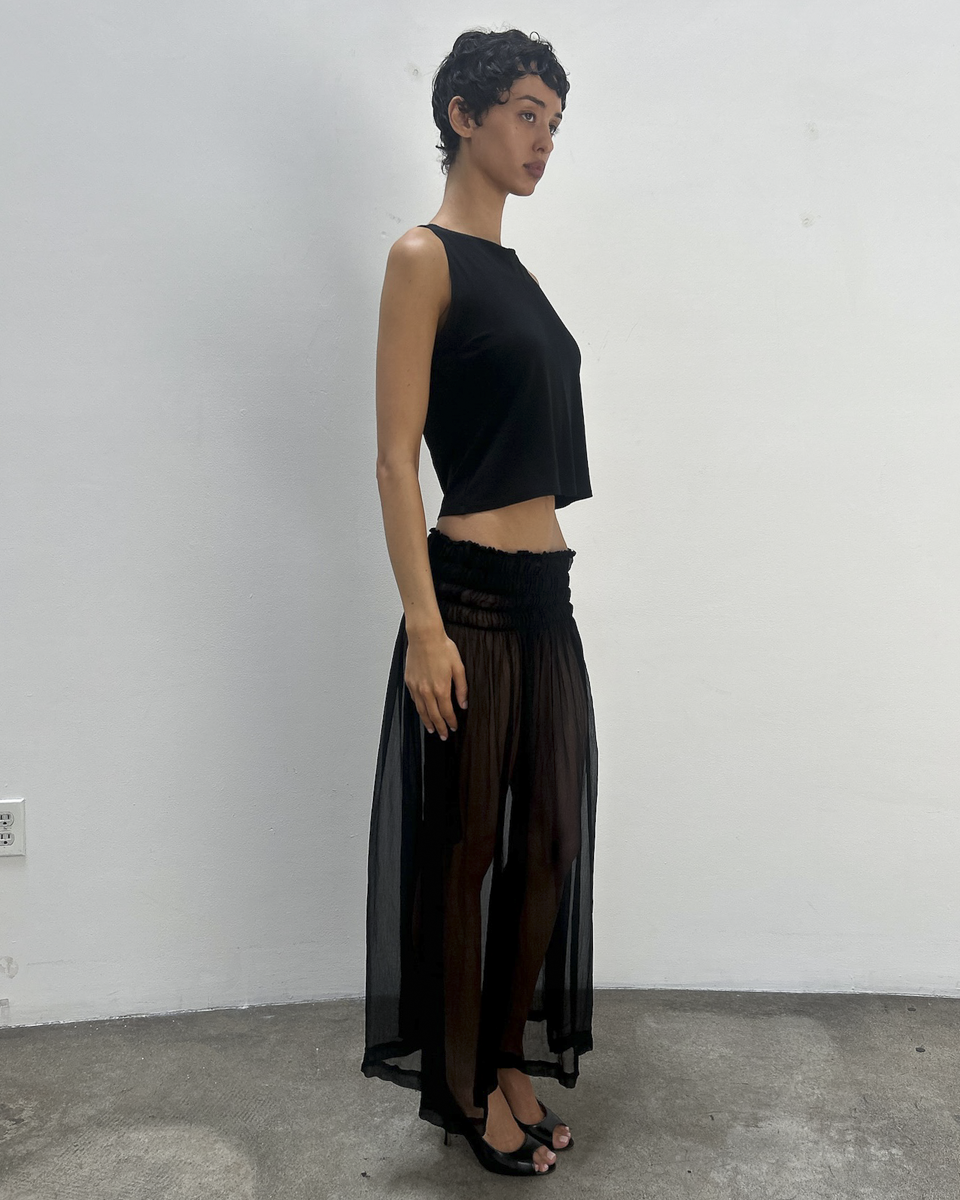 Robe de Chambre Comme des Garçons 1998 Sheer Skirt