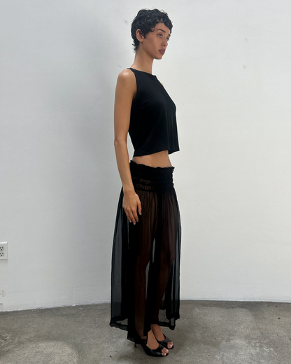 Robe de Chambre Comme des Garçons 1998 Sheer Skirt