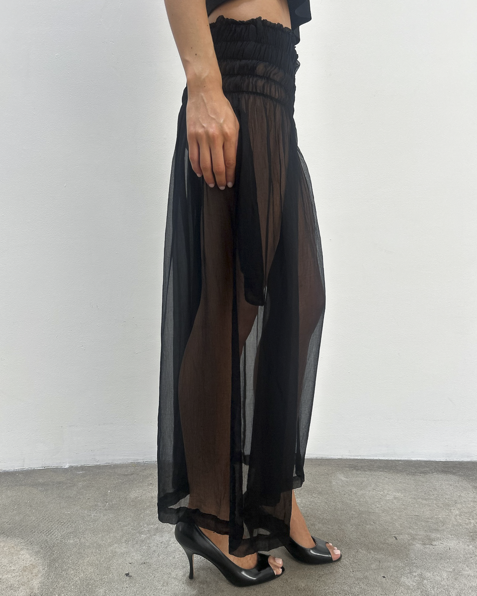 Robe de Chambre Comme des Garçons 1998 Sheer Skirt