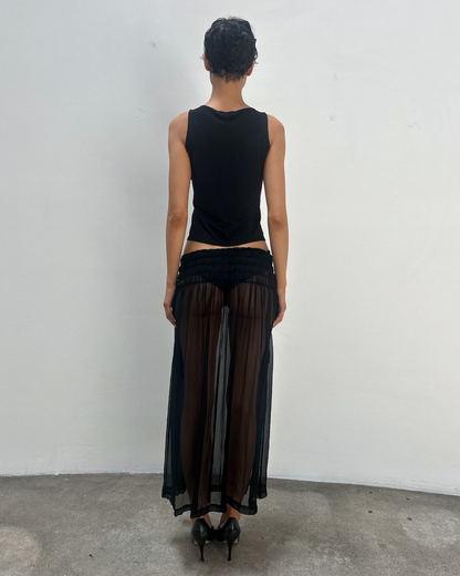 Robe de Chambre Comme des Garçons 1998 Sheer Skirt