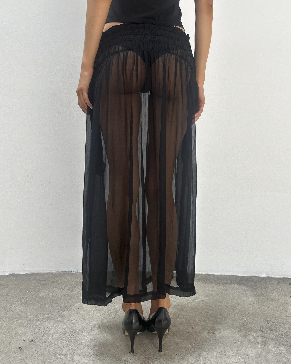 Robe de Chambre Comme des Garçons 1998 Sheer Skirt