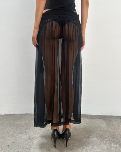 Robe de Chambre Comme des Garçons 1998 Sheer Skirt