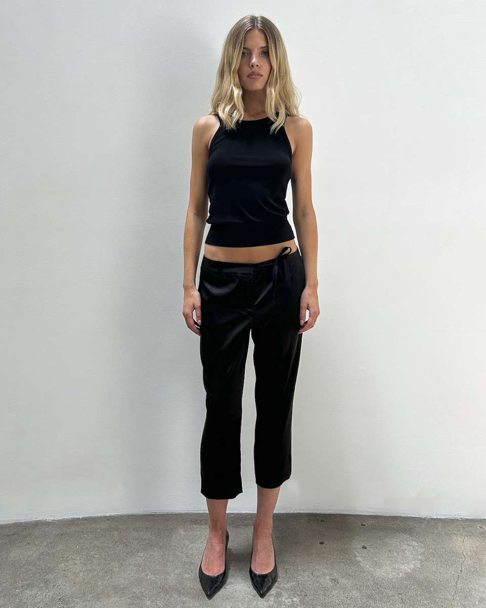 Vera Wang Satin Capri