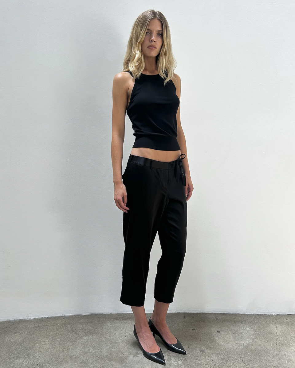 Vera Wang Satin Capri