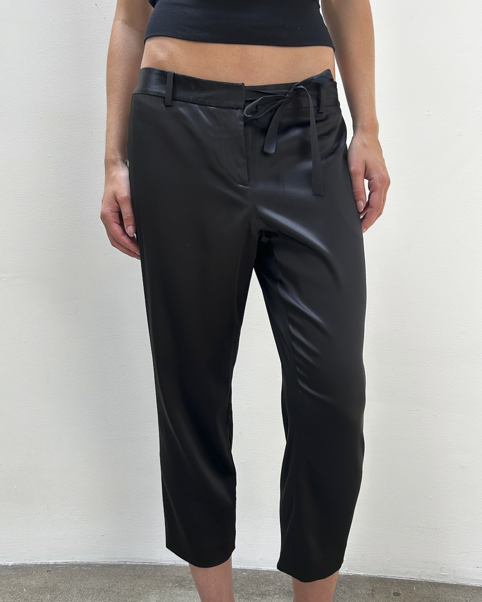 Vera Wang Satin Capri