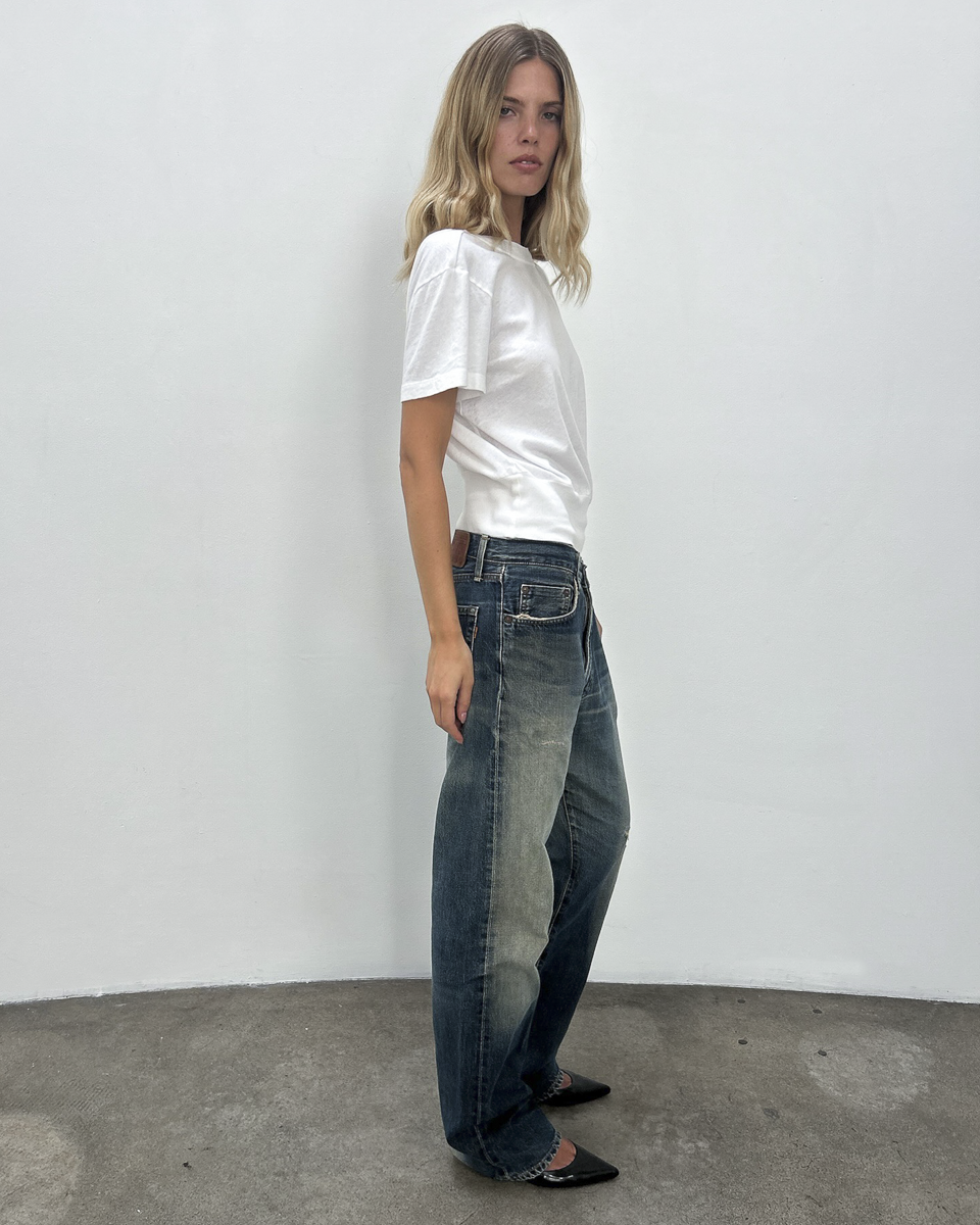 Edwin 505 Selvedge 34/33 Repaired Denim