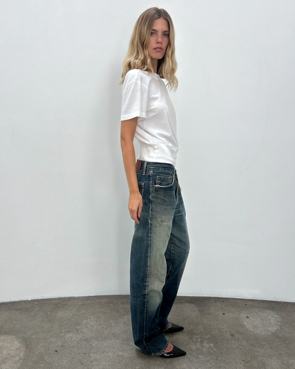 Edwin 505 Selvedge 34/33 Repaired Denim