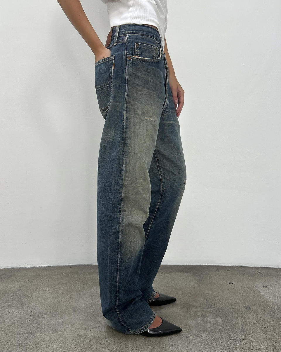 Edwin 505 Selvedge 34/33 Repaired Denim
