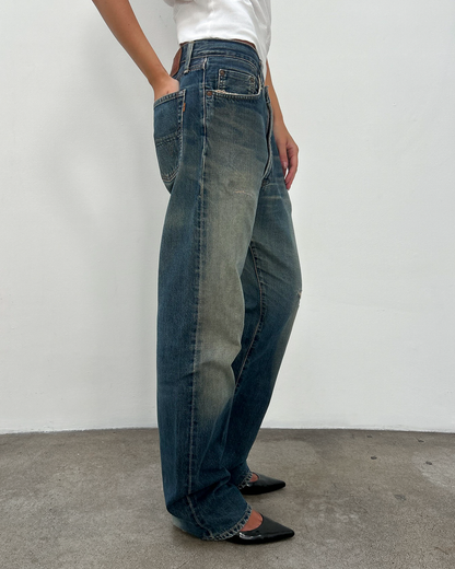 Edwin 505 Selvedge 34/33 Repaired Denim