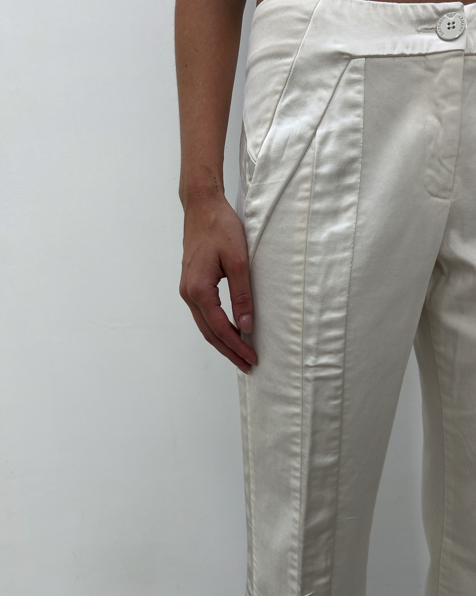 Emporio Armani Satin Panel Trousers