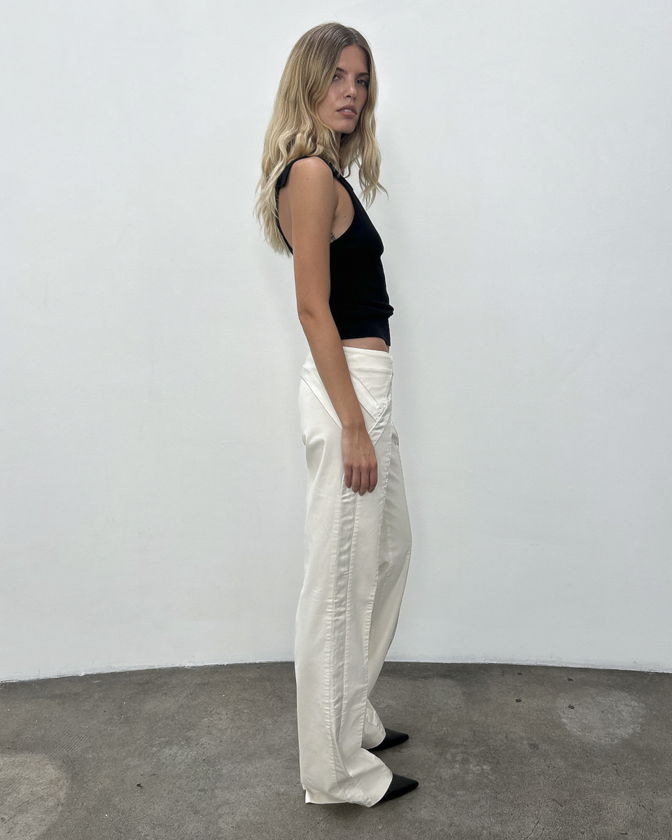 Emporio Armani Satin Panel Trousers