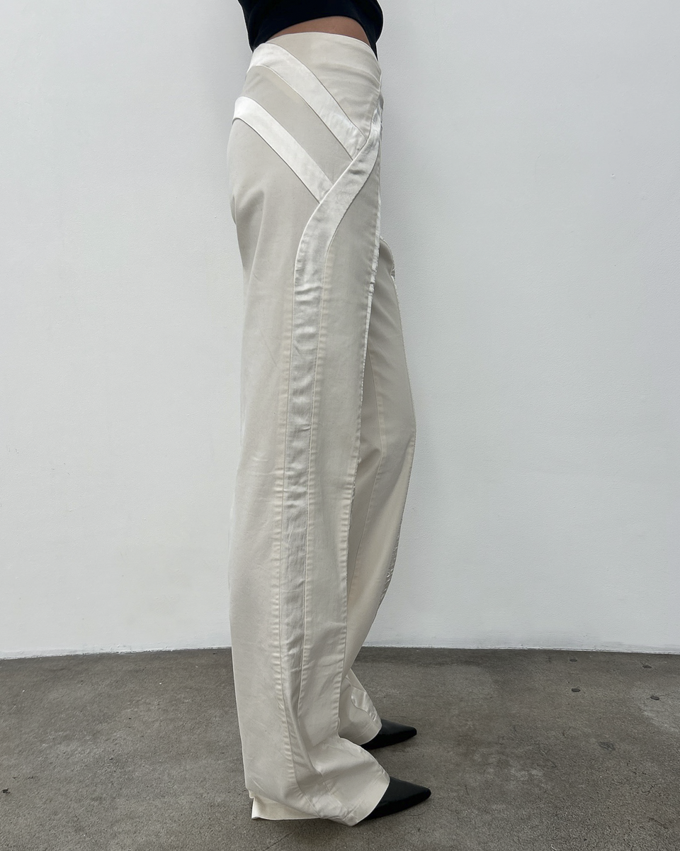 Emporio Armani Satin Panel Trousers