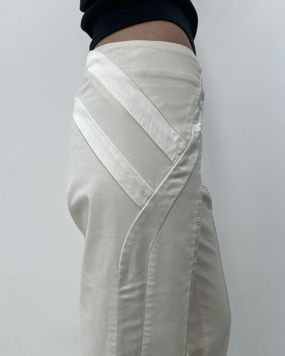 Emporio Armani Satin Panel Trousers