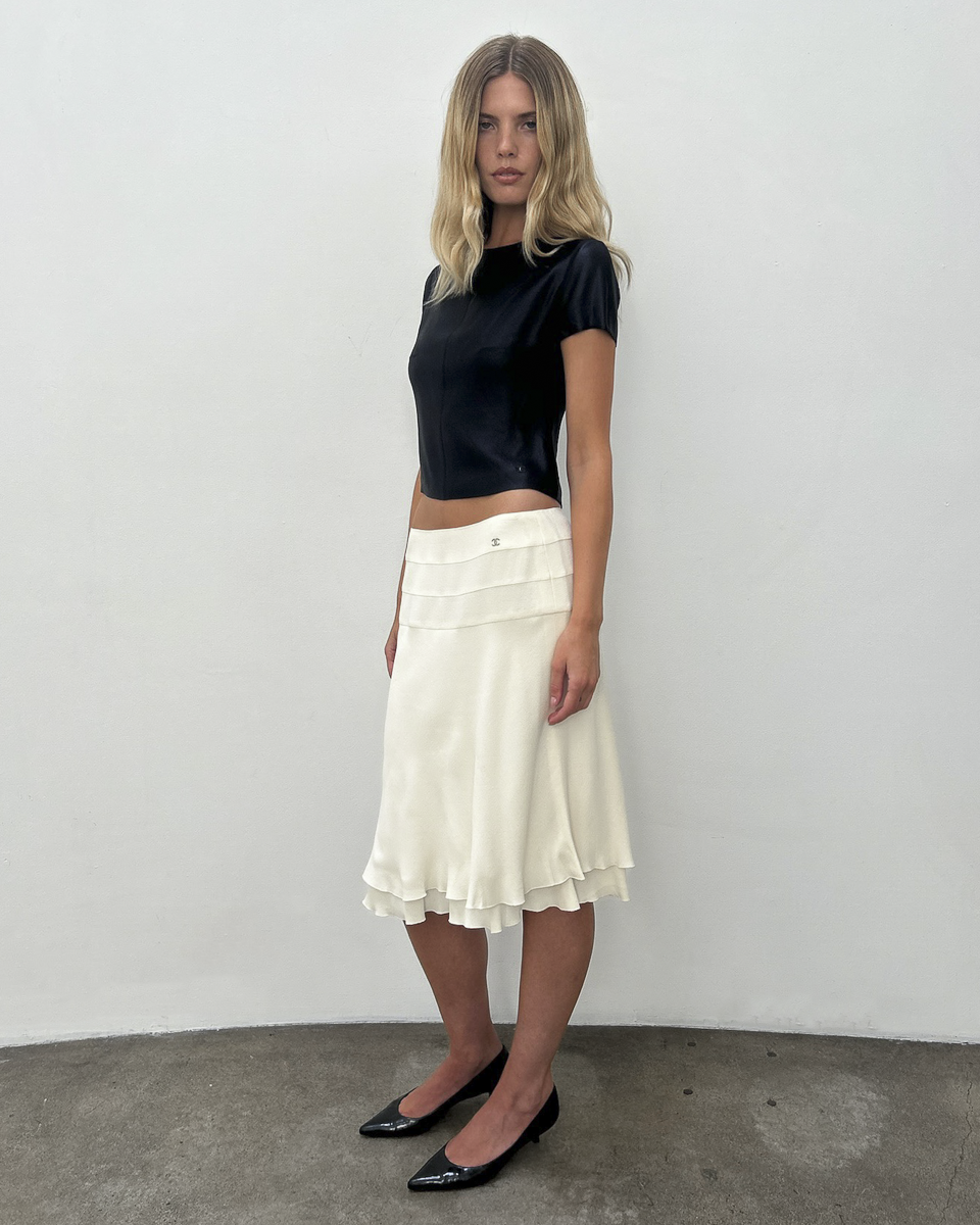 Chanel SS2003 Tiered Skirt