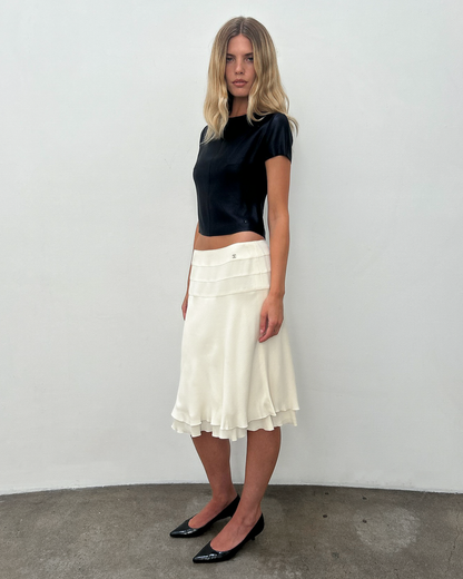 Chanel SS2003 Tiered Skirt