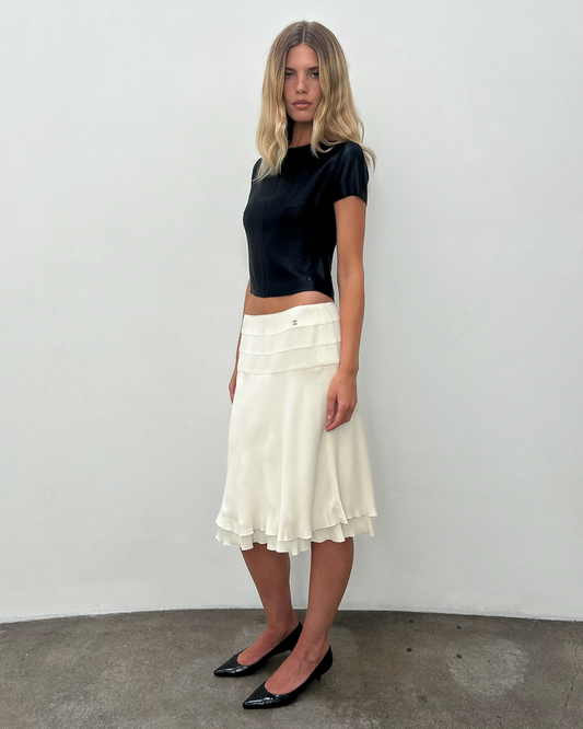 Chanel SS2003 Tiered Skirt