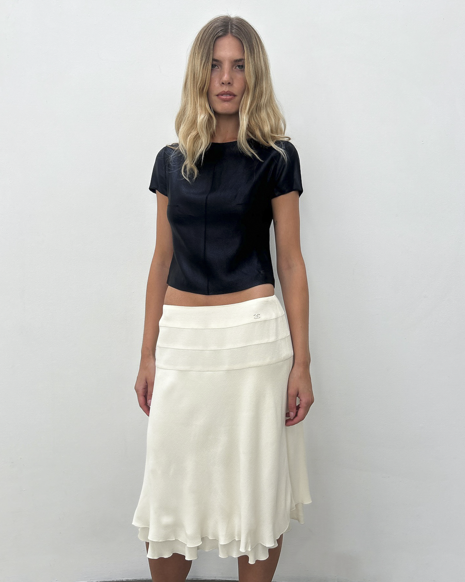 Chanel SS2003 Tiered Skirt