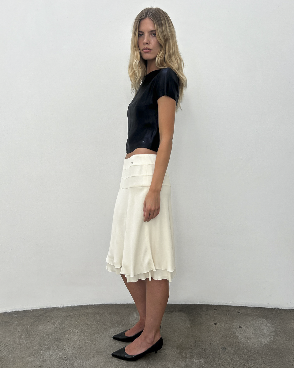 Chanel SS2003 Tiered Skirt