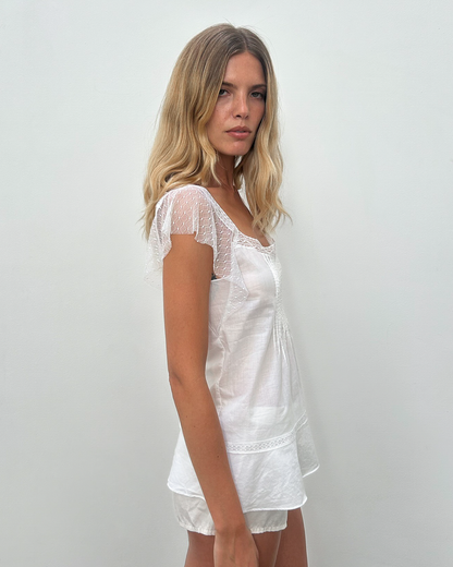 Vanessa Bruno Cotton Pointelle Top