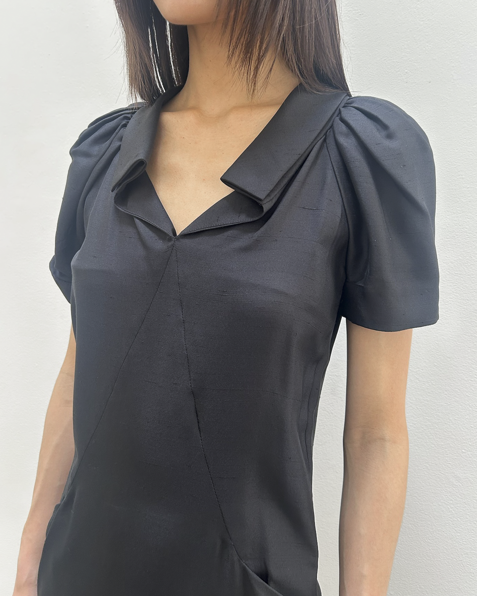 Balenciaga by Nicolas Ghesquière 2007 Silk Dress