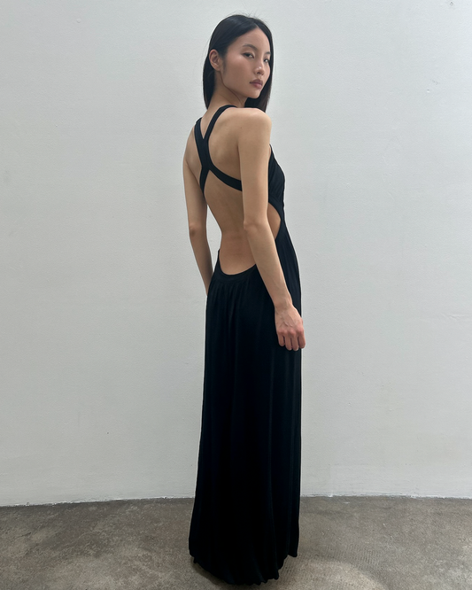 Sportmax Open-Back Dress