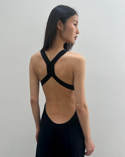 Sportmax Open-Back Dress