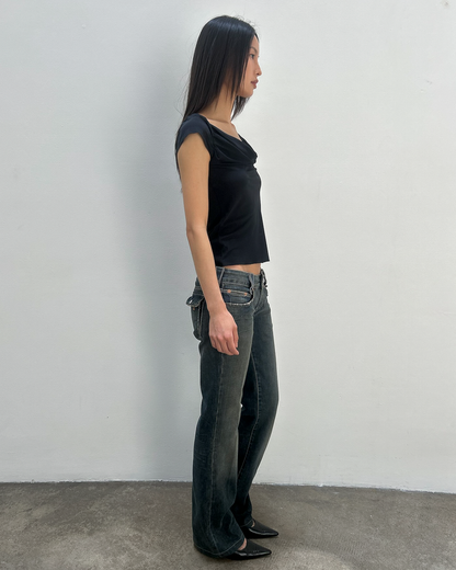 Notify Button-Flap Denim