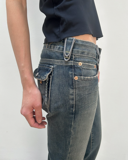 Notify Button-Flap Denim