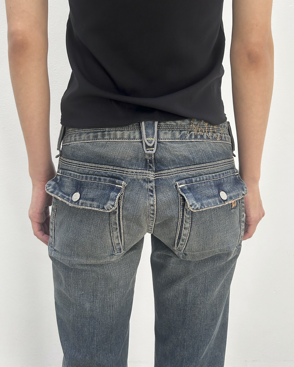 Notify Button-Flap Denim