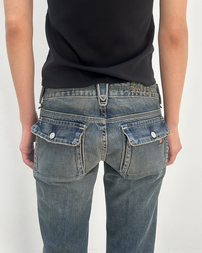 Notify Button-Flap Denim