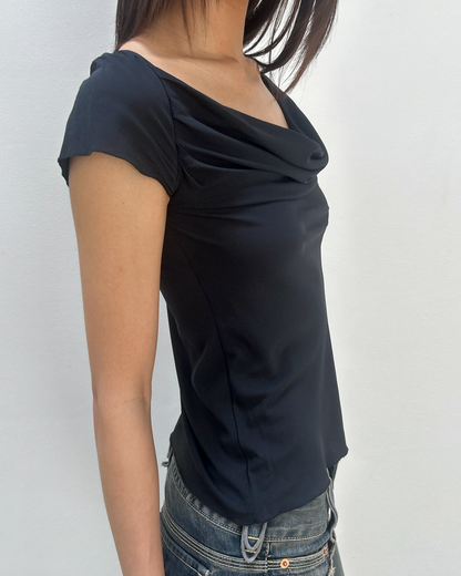 Anna Molinari Cowl Neck Top