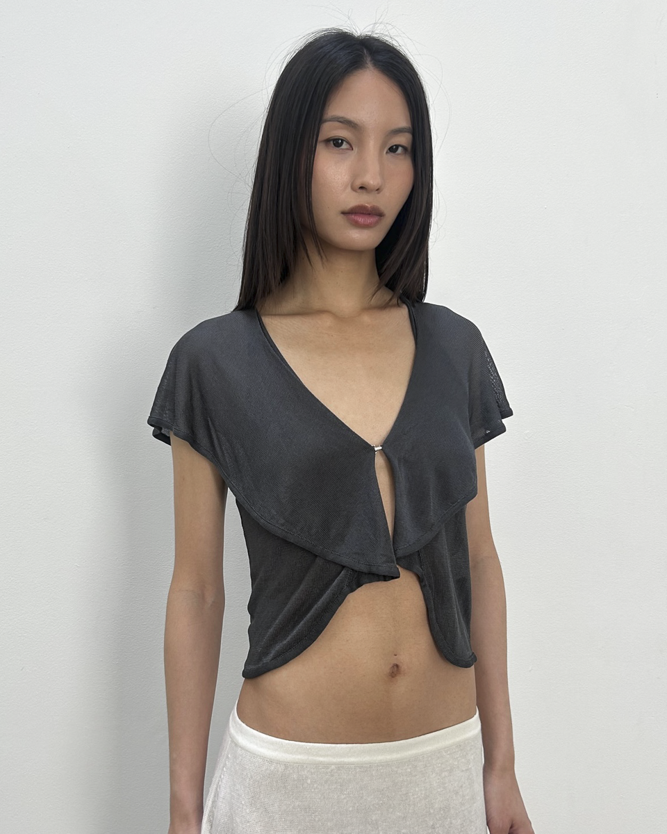 Emporio Armani Front-Clasp Top
