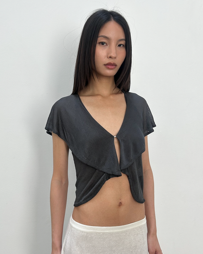 Emporio Armani Front-Clasp Top