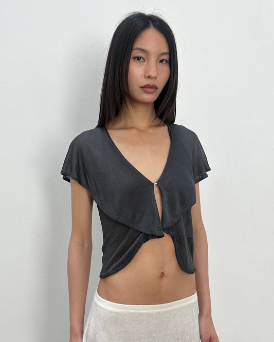 Emporio Armani Front-Clasp Top