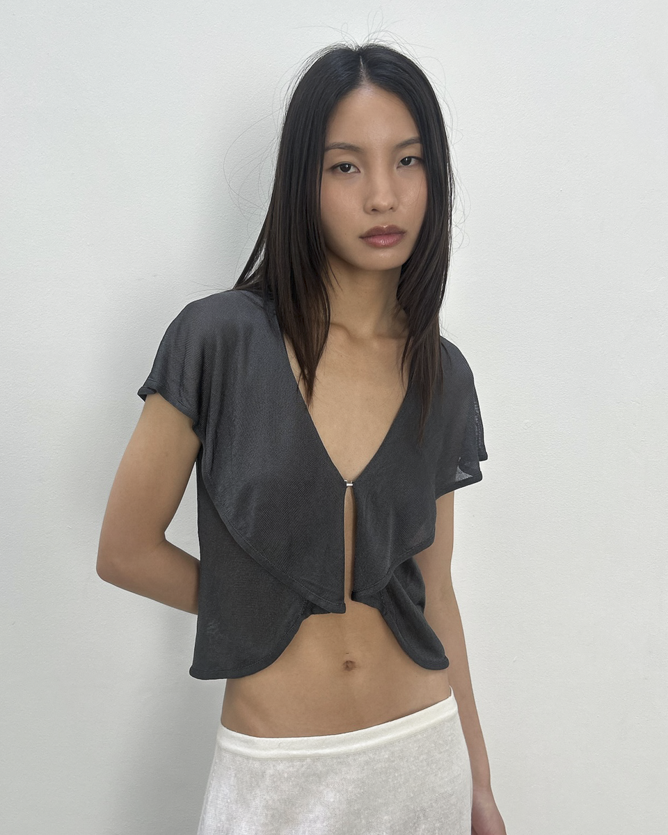 Emporio Armani Front-Clasp Top