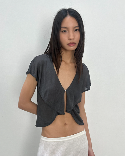 Emporio Armani Front-Clasp Top