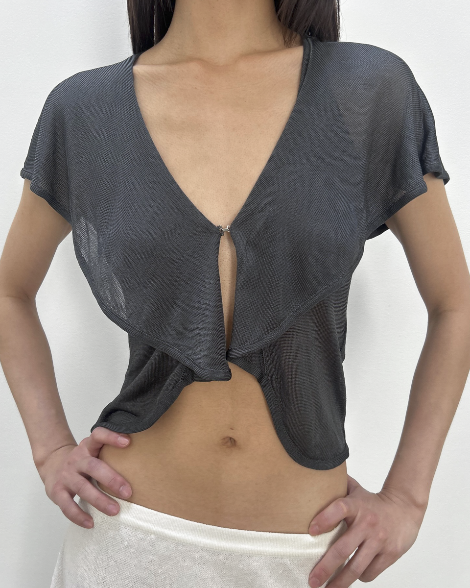 Emporio Armani Front-Clasp Top