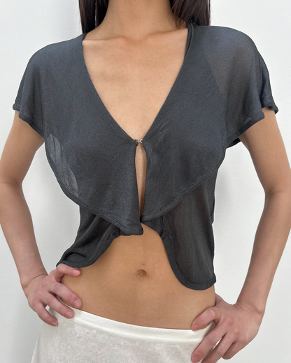 Emporio Armani Front-Clasp Top