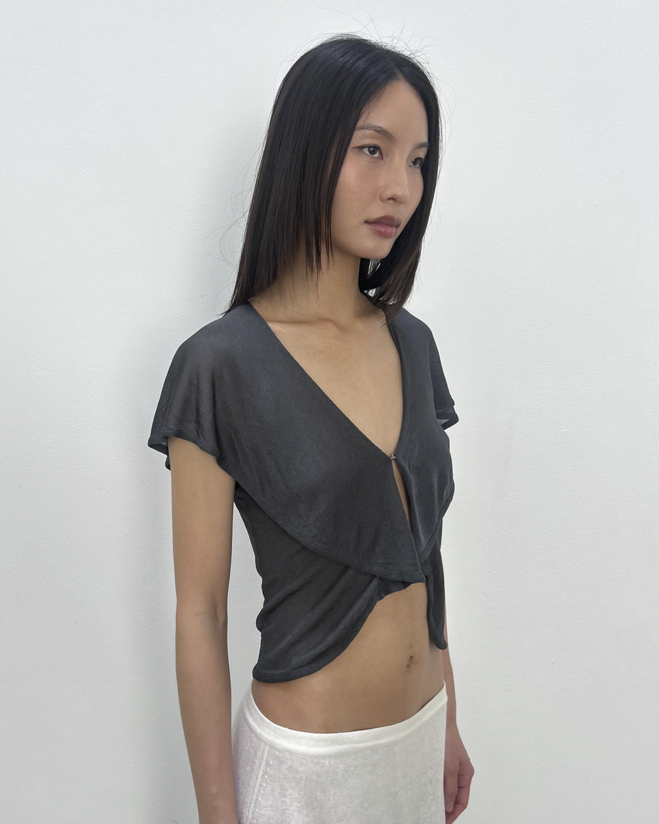 Emporio Armani Front-Clasp Top