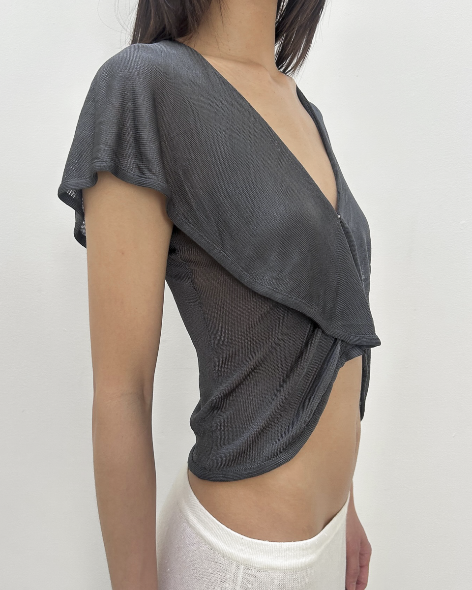 Emporio Armani Front-Clasp Top