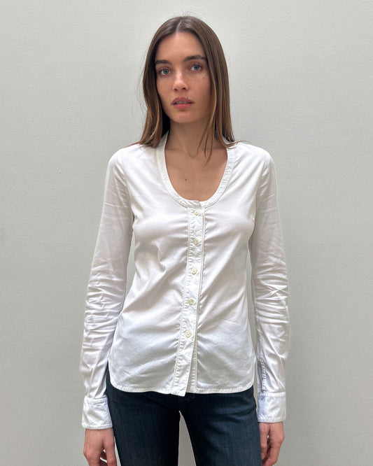 Balenciaga by Nicolas Ghesquière 2007 Button-Up Top