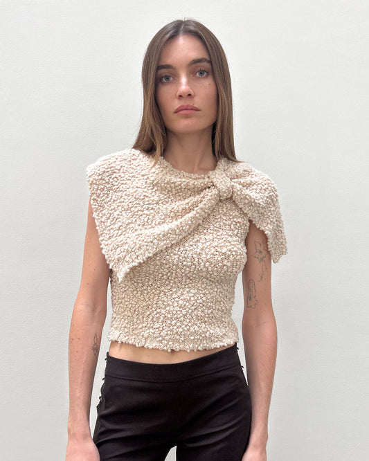 Chloè by Stella McCartney FW2001 Knit Bow Top