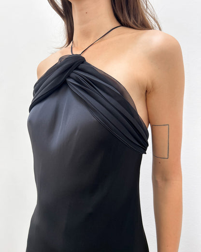 Emporio Armani FW2003 Halterneck Dress