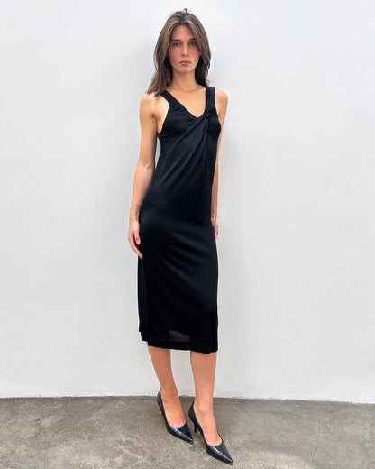 Gucci Criss-Cross Neckline Dress
